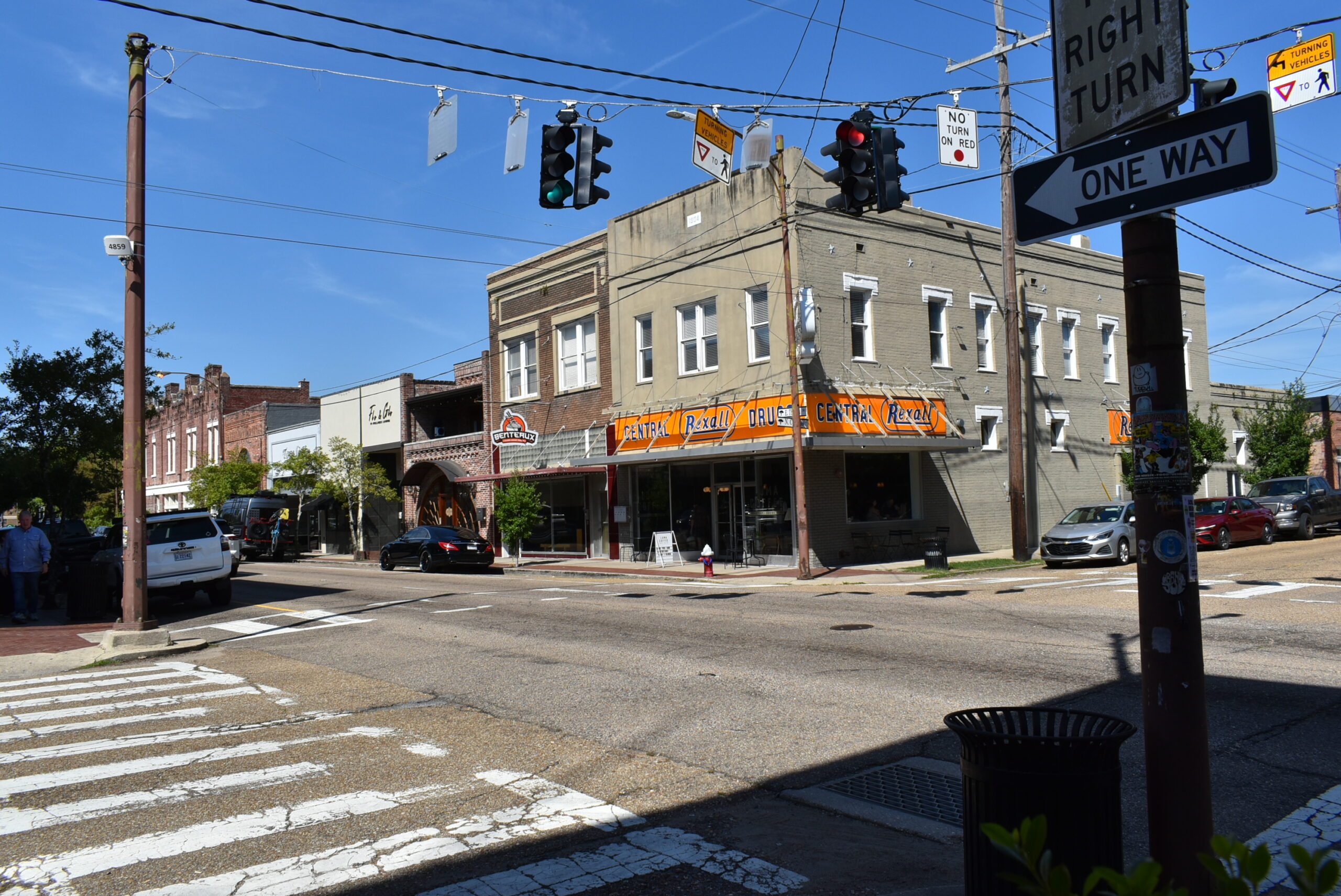 Corner of East Thomas and Cypress St.