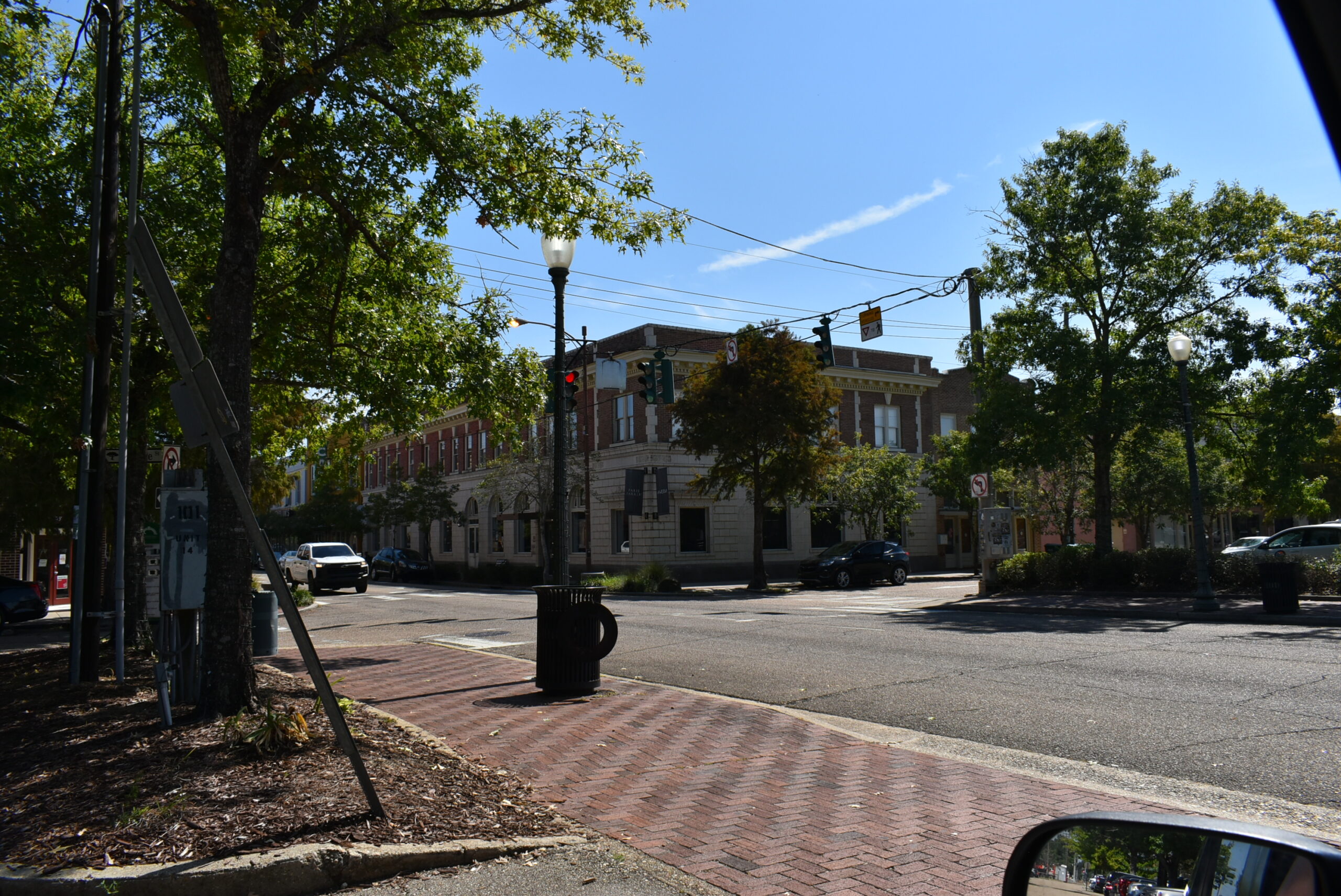 Corner of West Thomas and Railroad Ave.