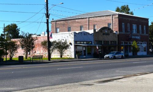 100 Block of East Pine St. looking south towards Railroad Ave